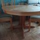 Vintage elm wood extendable table