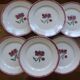 6 assiettes plates vintage de Badonviller 200825