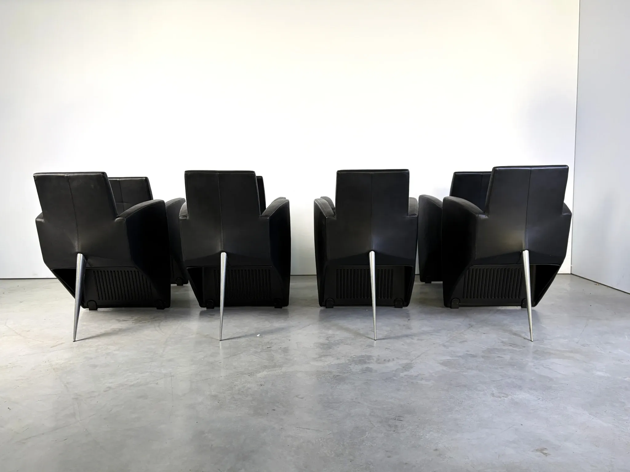 J. Lang armchairs by Philippe Starck for Driade, 1980s, set of 8