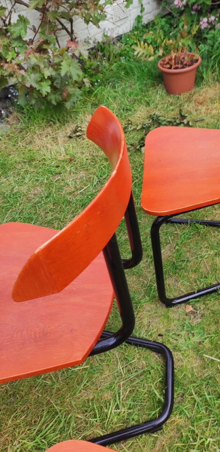Set of four vintage chairs