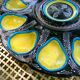 Oyster plates Quimper tableware or wall decoration