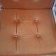 Fauteuils marron en cuir