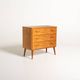 Swedish Birch Chest of Drawers, 1950s