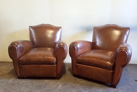 Set of 2 club armchairs