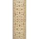 Traditional Runner Rug Handknotted Carpet Cream Area Gray Afghan Rug Home D