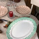 Old artisanal dish made in France Digoin Sarreguemines