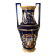 Renaissance decorated earthenware amphora vase from Gien