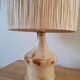 Vintage signed ceramic lamp