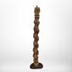 Carved wood column with grape decor, France 1900s