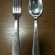 Alfénide art deco 24-piece silver-plated metal cutlery set, 84g hallmark