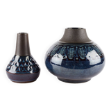 Set of two ceramic vases designed by Einar Johansen for Søholm Stentøj, Denmark 1960’s.