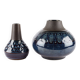 Set of two ceramic vases designed by Einar Johansen for Søholm Stentøj, Denmark 1960’s.