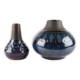 Set of two ceramic vases designed by Einar Johansen for Søholm Stentøj, Denmark 1960’s.