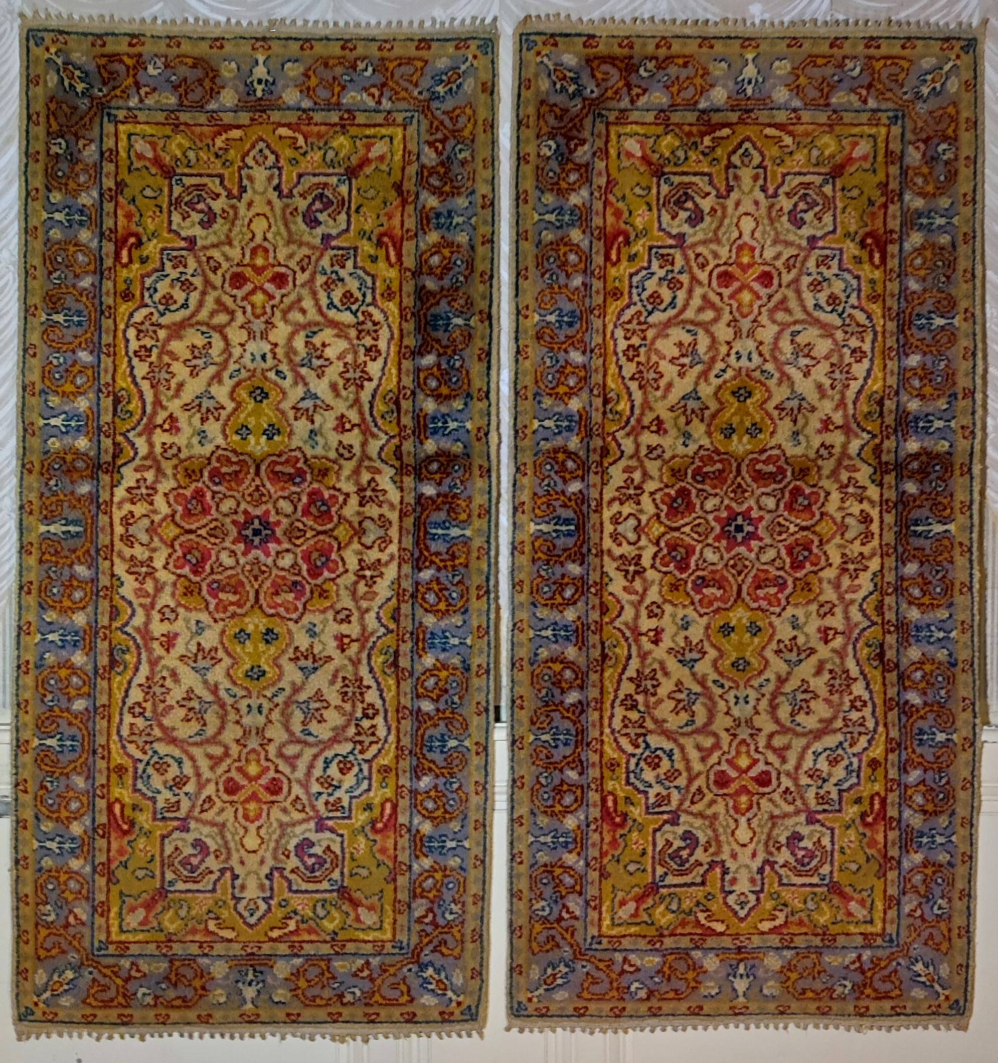 Set de 2 tapis d'Orient noués main