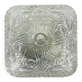 Small minimalist glass wall light ceiling lamp 1970 1980 seventies