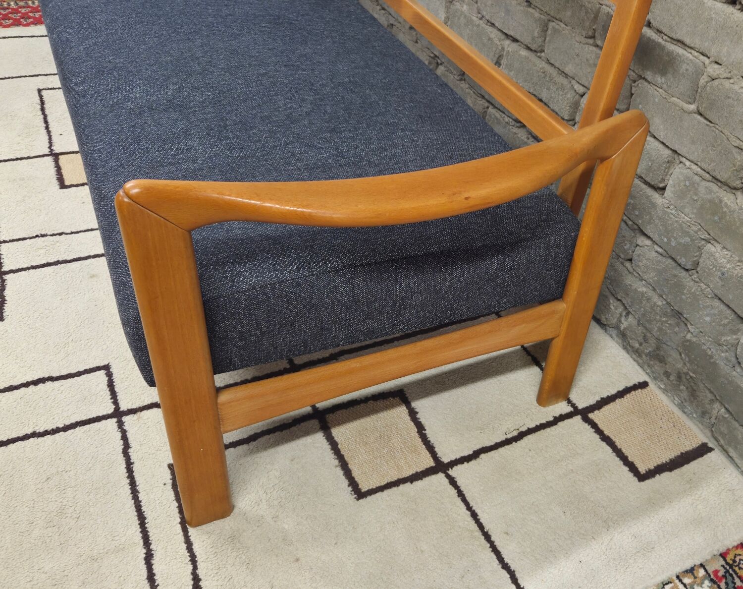 Convertible Scandinavian daybed canapé 1960