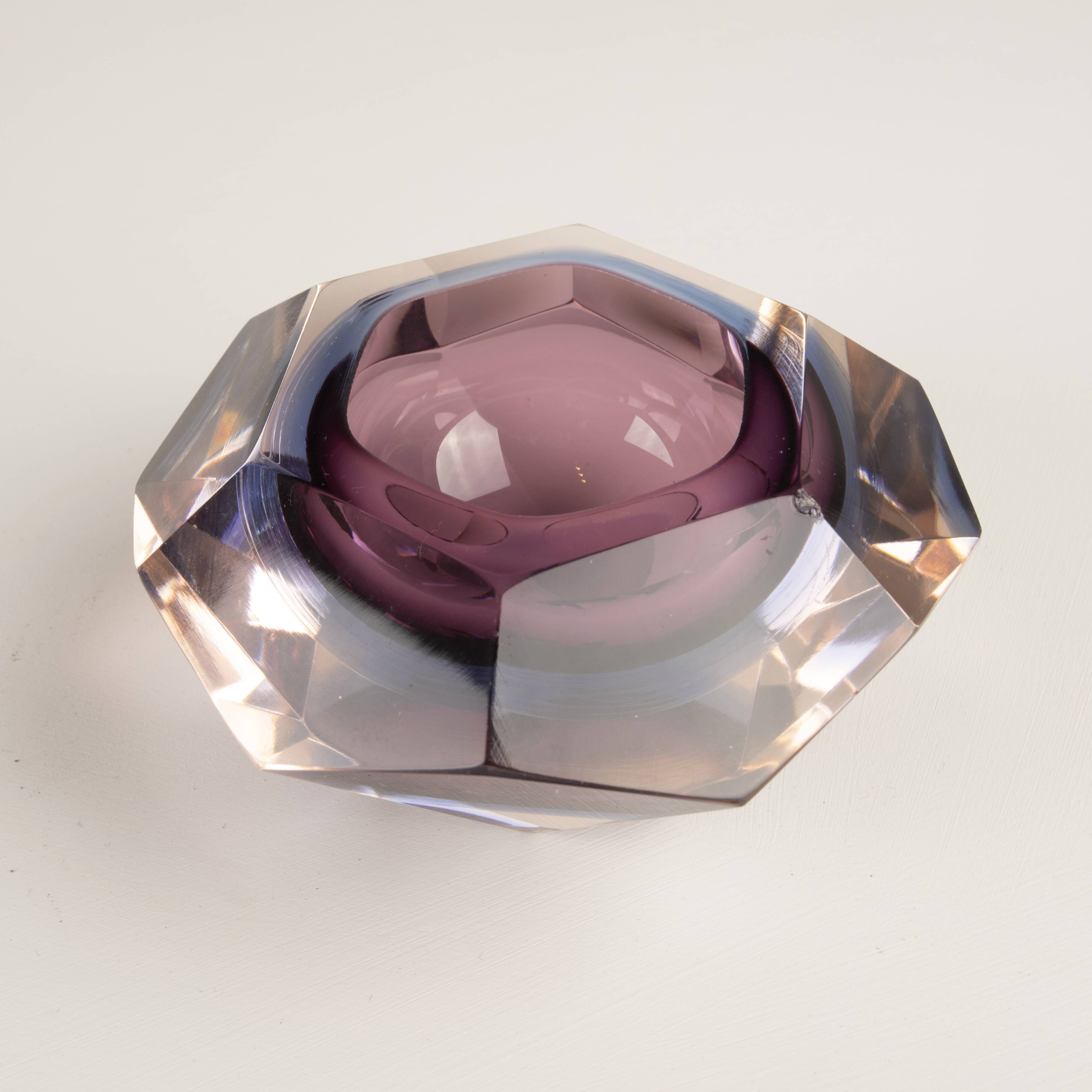 Sculptural ashtray attributed to Flavio Poli for Seguso Vetri d’Arte 1970