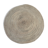 Round carpet in vegetable fibers diameter 120 cm