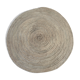 Round carpet in vegetable fibers diameter 120 cm