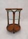 Vintage bohemian style bar cart