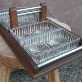 Art Deco ramekin holder, server or aperitif tray