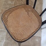 Sitting caning bistro chair