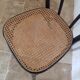 Sitting caning bistro chair