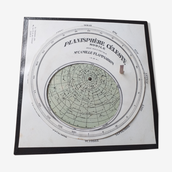 Planisphère céleste Flammarion