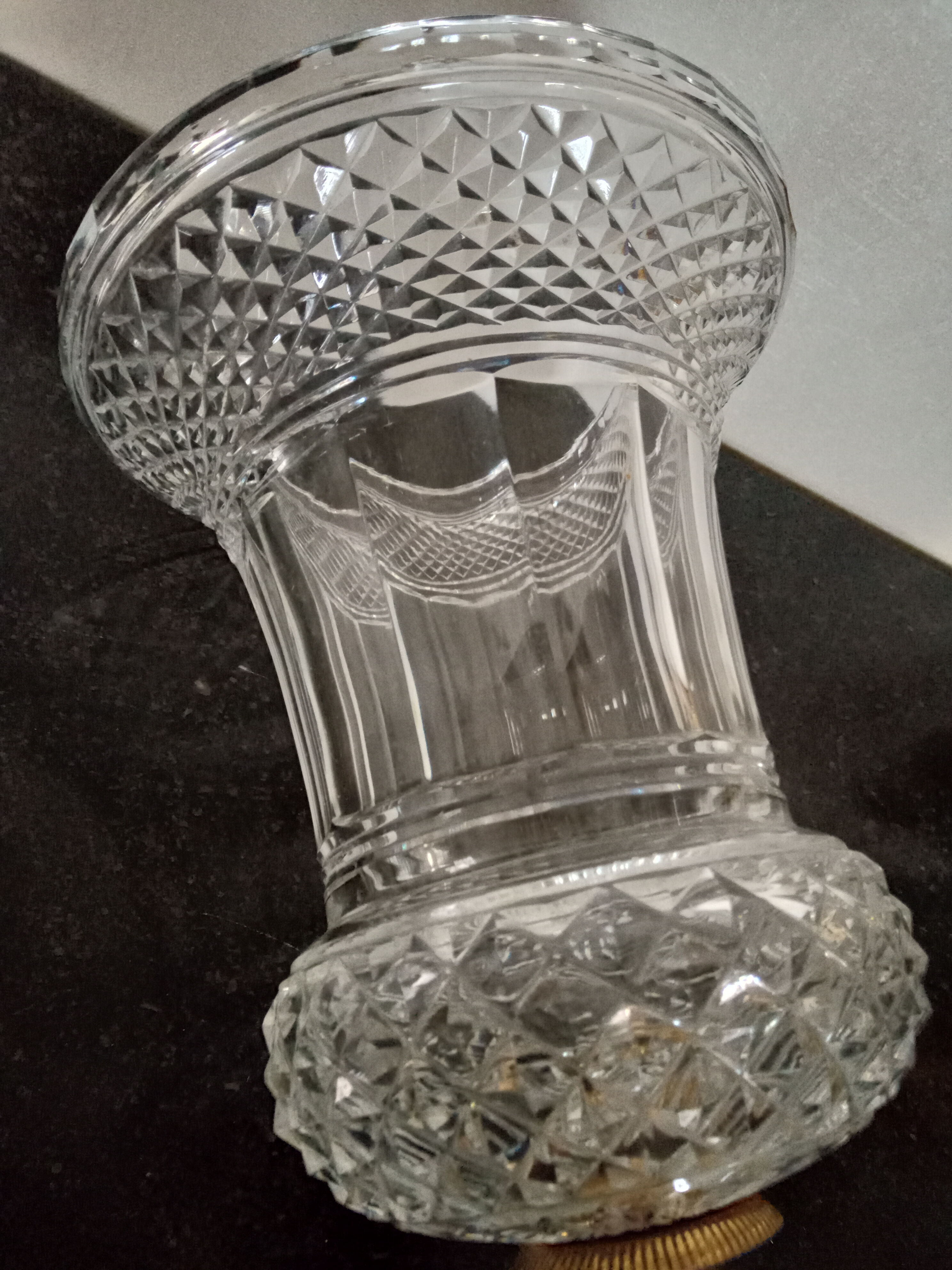 Vase cristal médicis