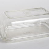 Duralex glass butter dish