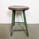 Green Industrial Workshop Stool, 1960s