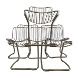 Metal basket chairs