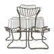 Metal basket chairs