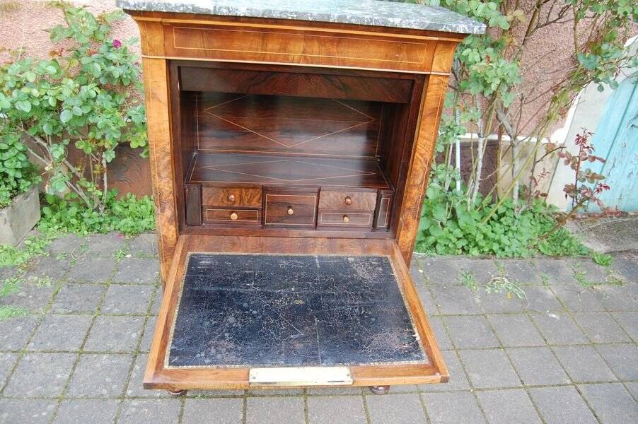 Louis Philippe period walnut secretary from the 19th century