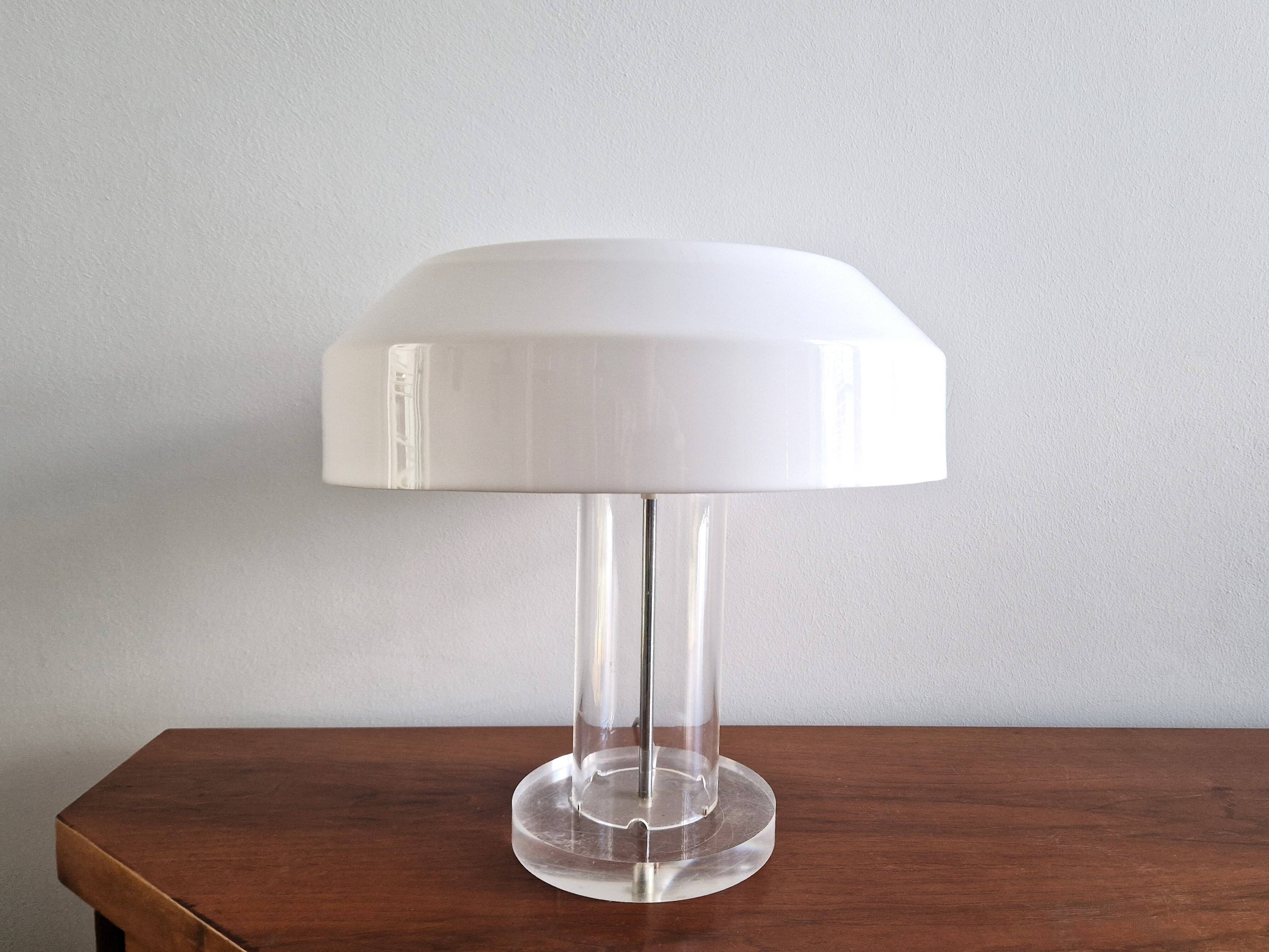 Abn table lamp by aldo van den nieuwelaar for abn, the netherlands 1970's