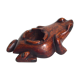 Cendrier grenouille en bois sculpté