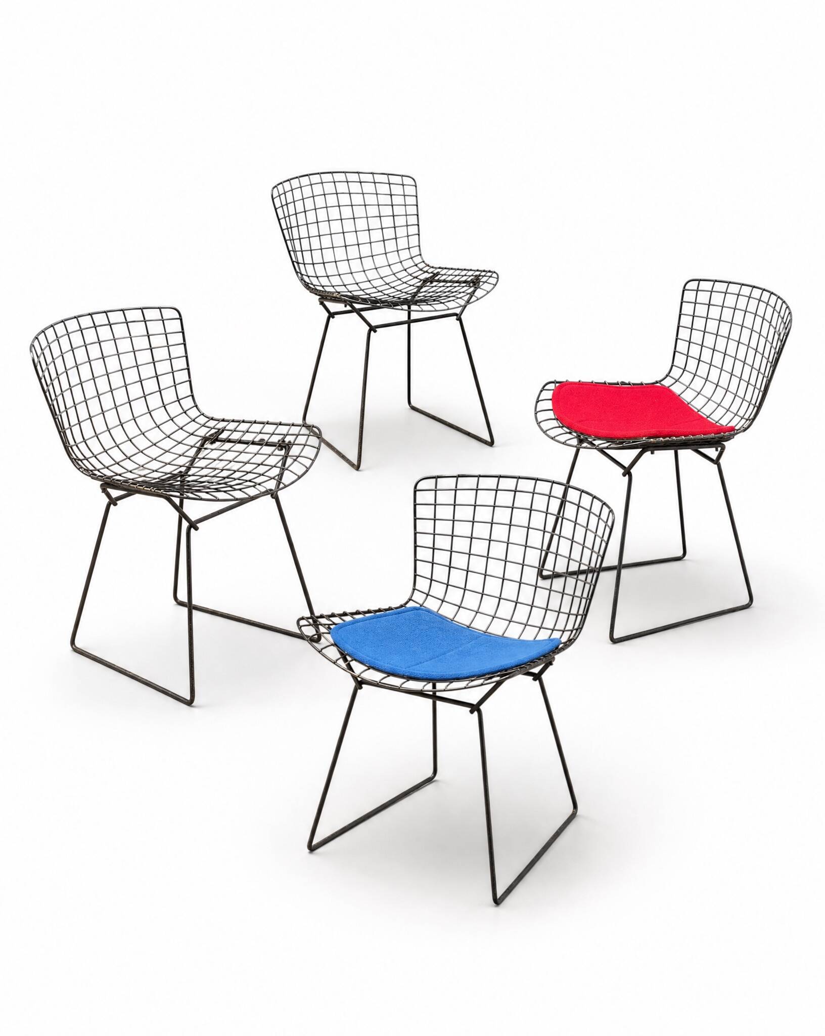 Pair of Harry Bertoia Chairs for Knoll (Vintage Design, Steel)