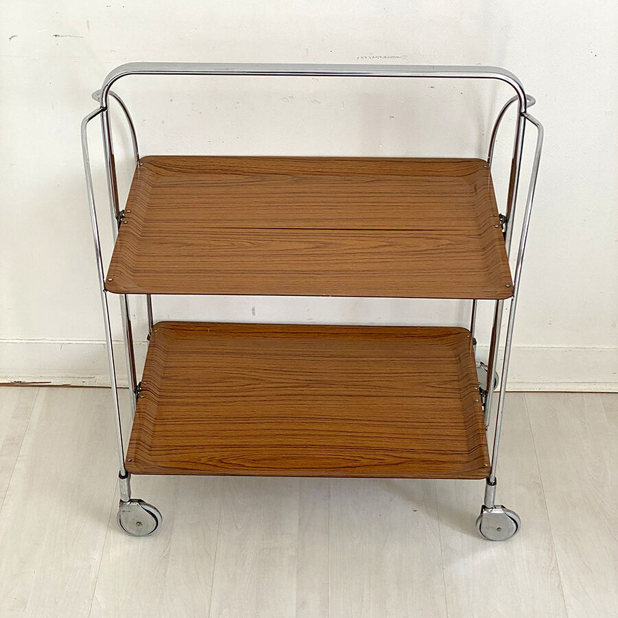 Folding service with vintage roulette 80's