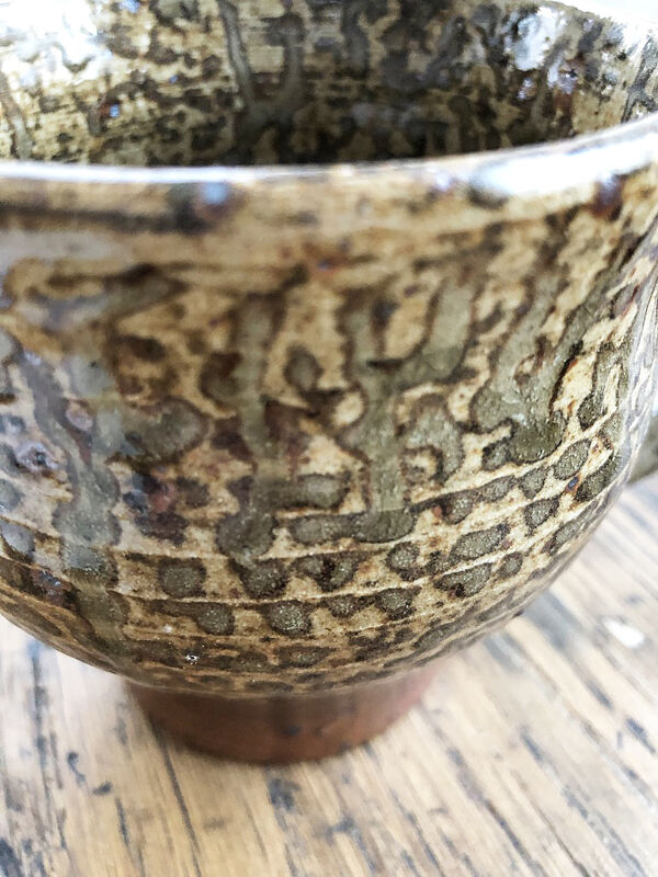 Set tasses et théière André Bodin grés