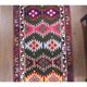 Tapis couloir vintage en laine et coton turc noué à la main 82x380