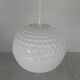Vintage pendant lamp Aloys F. Gangkofner for Erco, plastic sphere