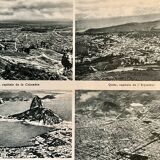 Old map of South America (political) from 1945