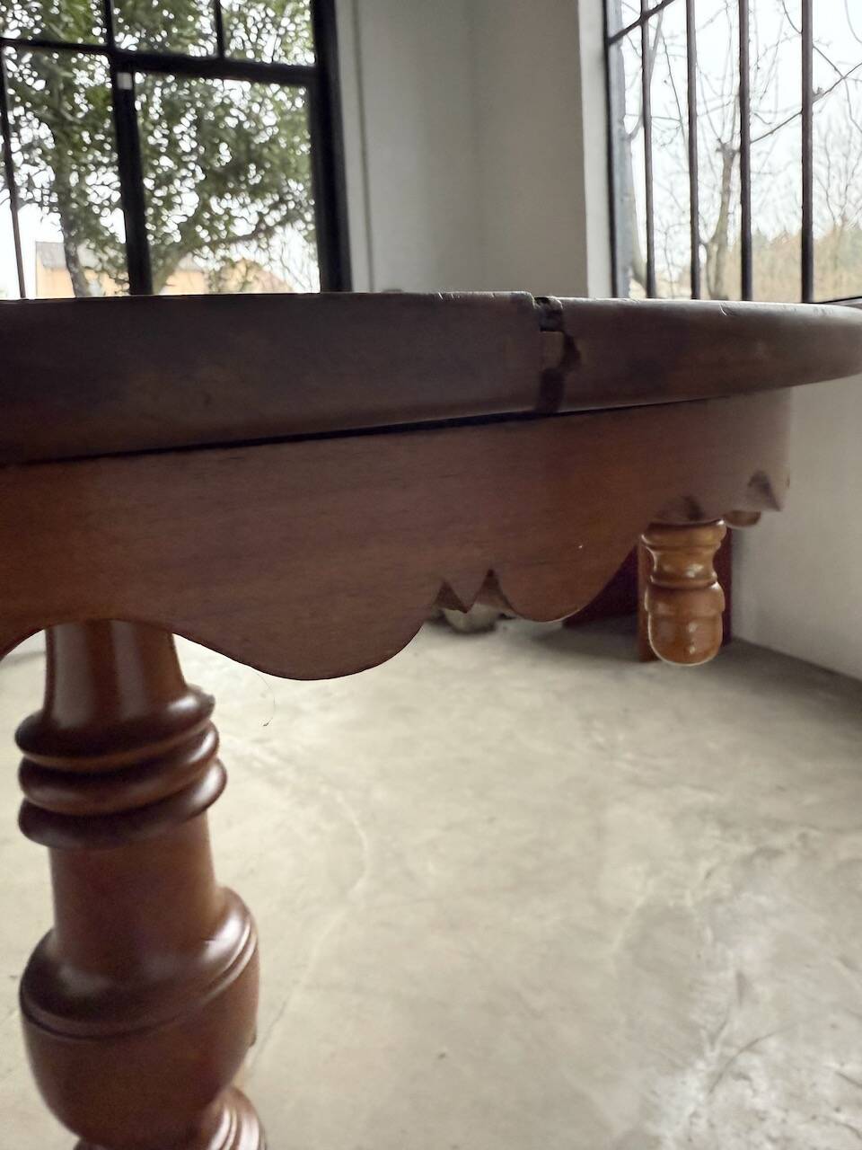 Biedermeier console or side table, 19th century.