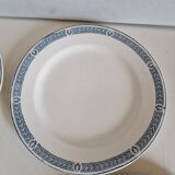 Set of 14 Terre de fer Salins plates, Castellane model