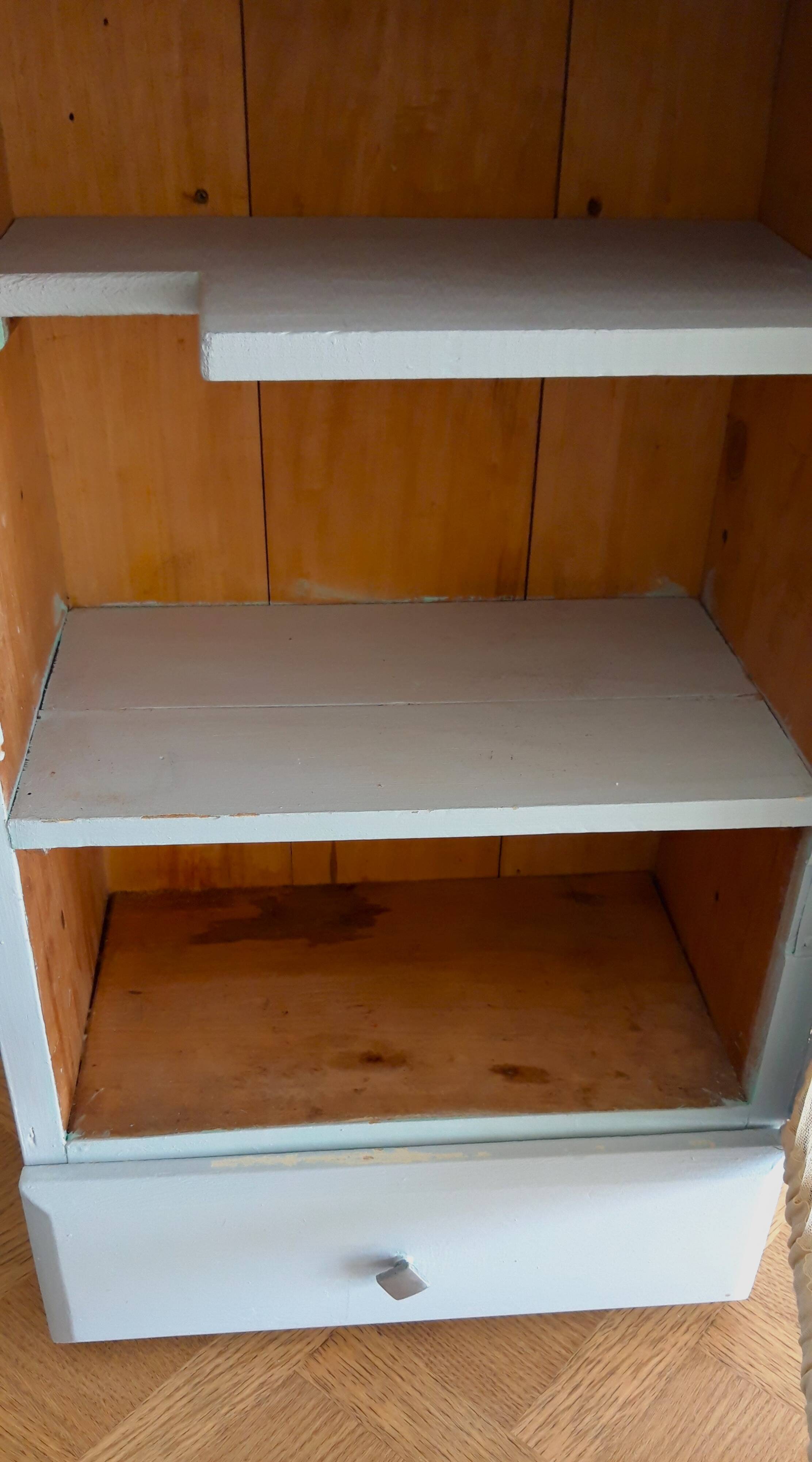 Wooden medicine cabinet