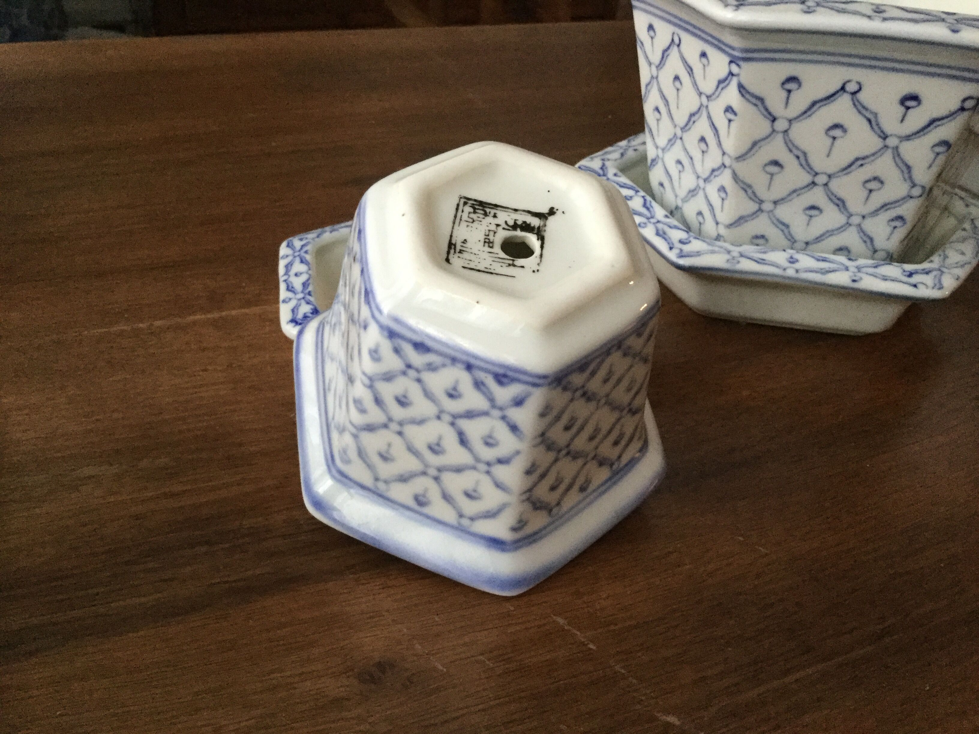 Serie de 3 cache-pots chinois
