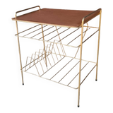 Table  d'appoint en métal doré