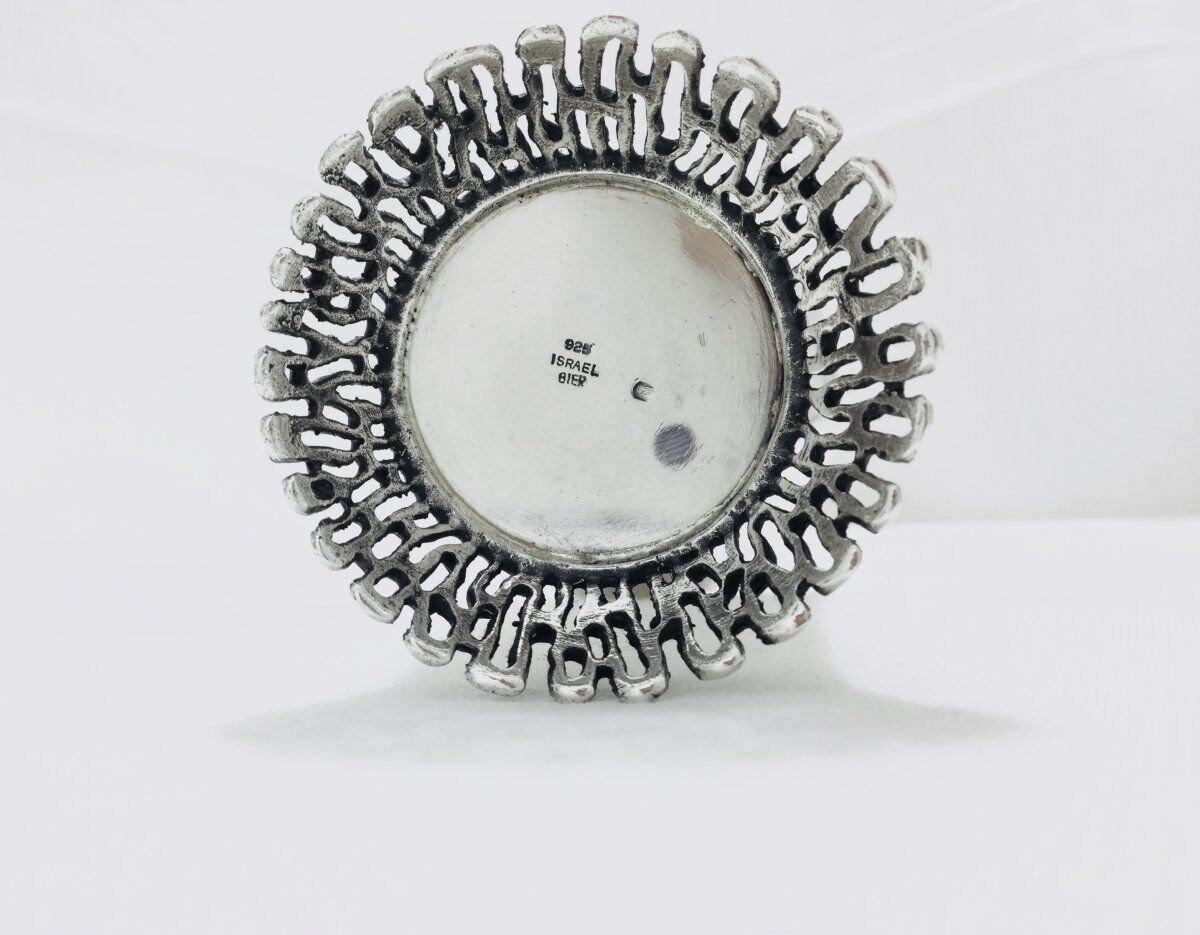 Timbale en argent et vermeil Israel