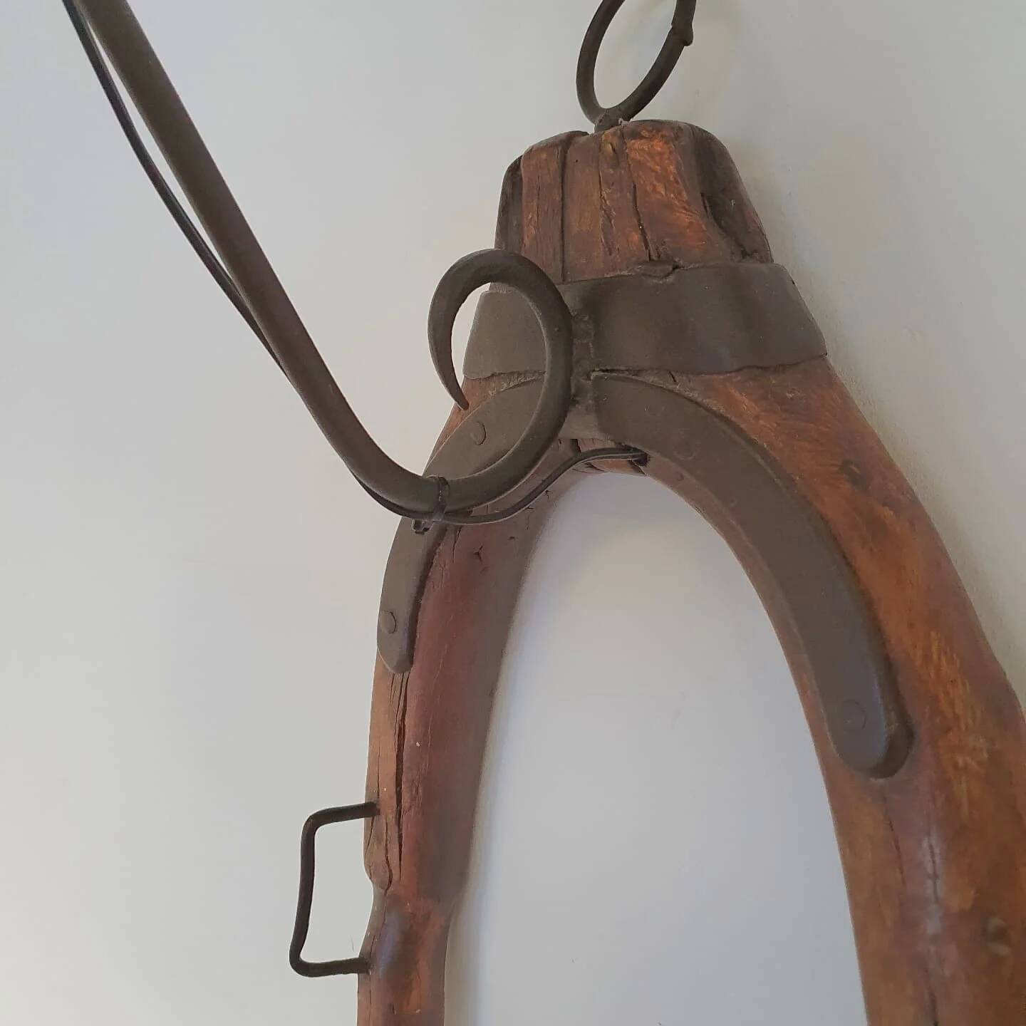 Ox harnass wall lamps / farm house / rustic