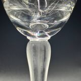 Lalique Royal signed champagne flutes